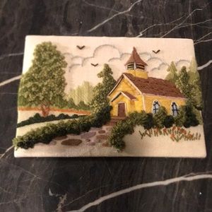 Haitian 3D Needlepoint Art on Linen